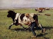 La Vache echappee, Francois-Marius Granet